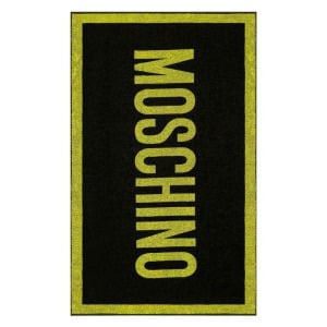 Пляжное полотенце Beach Towel MOSCHINO, цвет black yellow