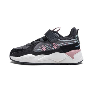 Кроссовки Puma RS-X Kids Lifestyle Shoes Kids Low-top Dark Grey/white, темно-серый