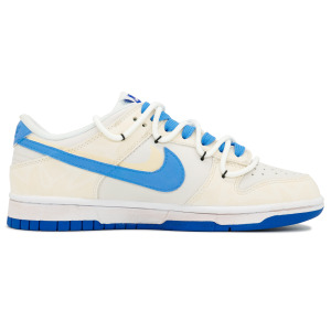 Кроссовки Nike Dunk Skateboarding Shoes Men Low-top Beige/Blue, цвет Love in the North Island