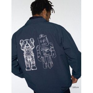 Куртка kaws + warhol ut coach Uniqlo, синий