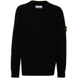 Stone Island джемпер с логотипом Compass, черный