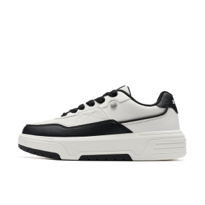 Кроссовки XTEP Skateboarding Shoes Men Low-top White/Black, белый/черный