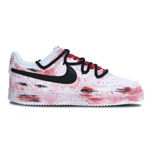 Кроссовки Nike Court Vision Skateboarding Shoes Men Low-top Pink/red/black, черный