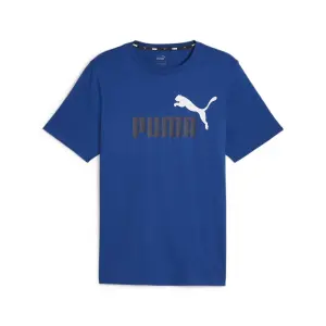 ФУТБОЛКА PUMA "ESS+ 2 COL LOGO TEE", цвет Cobalt Glaze