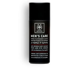 Крем против морщин Men’s care crema antiarrugas y antifatiga facial y ojos Apivita, 50 мл