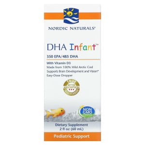 Nordic Naturals DHA Infant с витамином D3, 2 жидкие унции (60 мл)