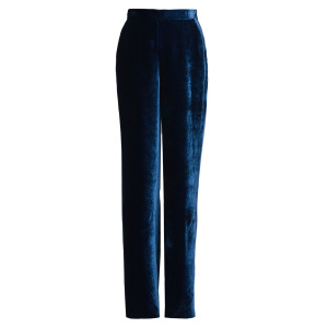 Широкие бархатные брюки Etro, синий – купить из-за границы через сервис«CDEK.Shopping»