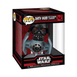 Funko POP! Коллекционная фигурка Marvel, POP Rides DLX: SWD- TIE Advanced x1 с Вейдером