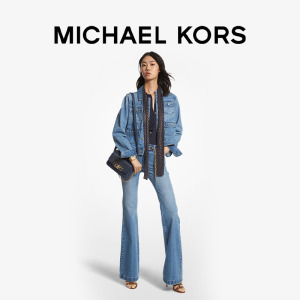 Куртка короткая джинсовая Michael Kors женская, синий