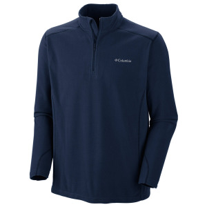 Флисовый свитер Columbia Klamath Range II Half Zip, цвет Collegiate Navy (Legacy Twill)