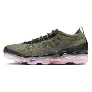 Кроссовки Nike Air Vapormax 2023 Flyknit Medium Olive Pink Oxford, зеленый