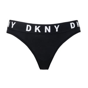 Трусики бикини с логотипом DKNY, черный