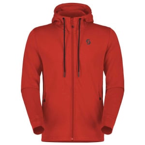 Флис Scott Tech full zip, красный