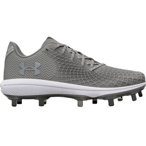 Женские бутсы для софтбола Under Armour Glyde 2.0 MT Metal Fastpitch, серый/белый