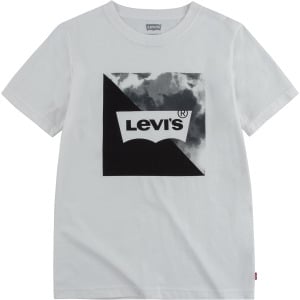 Футболка Levi's Kids Short Sleeve Graphic Tee, белый