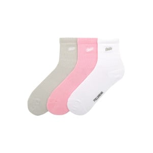 Носки Pull&Bear Socks, пастельно-зеленый/розовый/белый