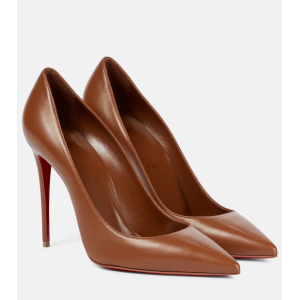 Кожаные туфли Kate 100 Christian Louboutin, коричневый