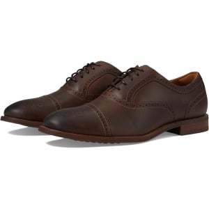 Оксфорды Florsheim Rucci Cap Toe Bal Oxford, цвет Brown Crazy Horse