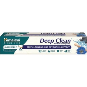 Зубная паста Himalaya Deep Clean с активированным кокосовым углем и маслом черного тмина 75 мл