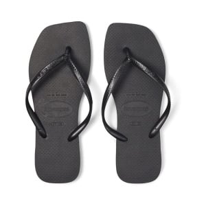 Сандалии Havaianas Slim Square Flip Flop, черный