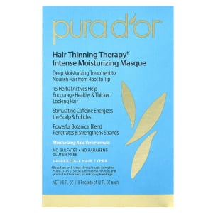 Маска увлажняющая Pura D'or Hair Thinning Therapy, 8 пакетов