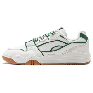 Кроссовки LINING Yuebai Skateboarding Shoes Men Low-top White/green, зеленый