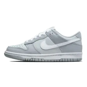 Двухцветные серые кроссовки Nike Dunk Low (GS)