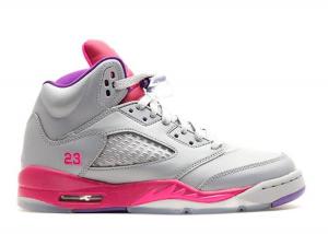 AIR JORDAN 5 RETRO GS CEMENT GREY PINK CDEK.Shopping