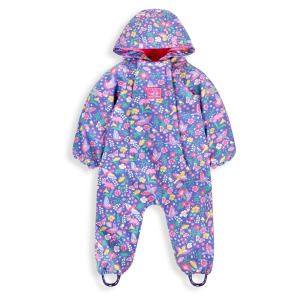 Комбинезон BIRD FLORAL COSY JoJo Maman Bébé, цвет Purple