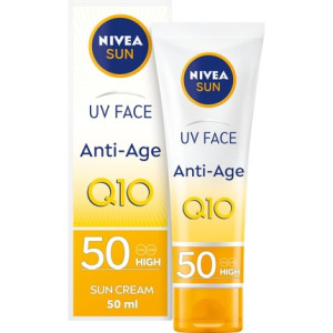 Nivea Sun UV Face Q10 Антивозрастной солнцезащитный крем SPF50 50 мл