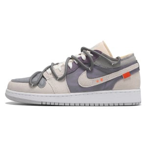 Баскетбольные кроссовки Air 1 Vintage Men Low-top Grey/Purple Jordan