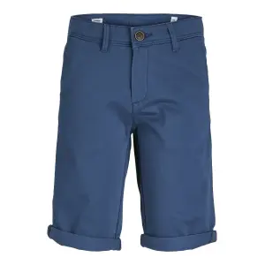 Детские шорты-чиносы Jack & Jones "JPSTBOWIE JJSHORTS SOLID SN JNR" Jack & Jones Junior, синий