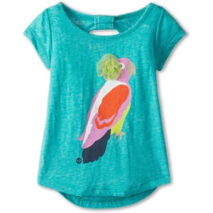 Топ Roxy Kids Warm Day Knit Top, цвет Spectra Green Burn Out Dot