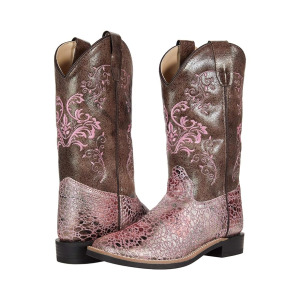 Ботинки Old West Boots Antique Pink, розовый