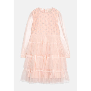 Элегантное платье Ruffle Dress With Embellished Pearl Flowers Anaya with love, цвет ballet pink