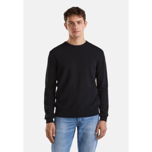 Свитер Crew Neck In Pure United Colors of Benetton, черный