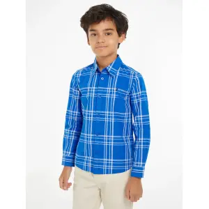 Рубашка Tommy Hilfiger с длинными рукавами "CHECK SHIRT L/S", дети до 16 лет, цвет Persian Blue Check