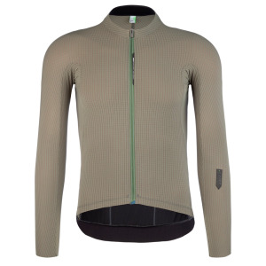 Велосипедный трикотаж Q36 5 Jersey long sleeve L1 Pinstripe X, цвет Olive Green