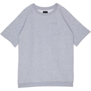 Толстовка Joe'S Jeans Short Sleeve Raglan Raw Edge Sweatshirt, серый