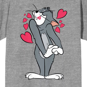 Детская футболка Tom & Jerry с сердечками ко Дню святого Валентина Licensed Character