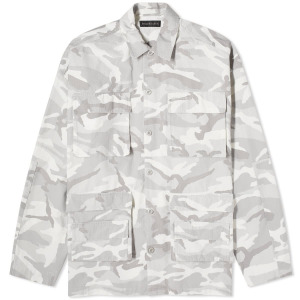 Рубашка Balenciaga Camo Cargo Shirt, цвет Light Grey