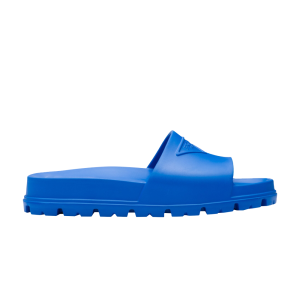 Шлепанцы Prada Rubber Slide, синий