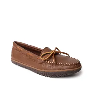 Балетки Deerskin Tread Slipper Minnetonka, коричневый