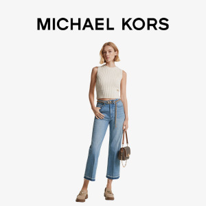 Джинсы женские Michael Kors с полусапожками, синий