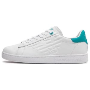 Кроссовки EMPORIO ARMANI EA7 Skateboarding Shoes Unisex Low-top White/Blue, белый/синий