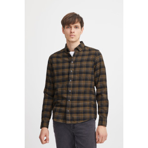 Рубашка CASUAL FRIDAY Langarm CFAnton LS BD shadow checked shirt 20504779, коричневый