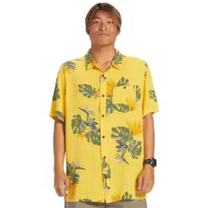 Рубашка Quiksilver с короткими рукавами "The Floral", цвет Yolk Floral Ss