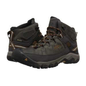 Треккинговые ботинки Keen Targhee III Mid Waterproof, темно-оливковый/коричневый