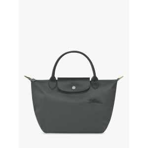 Longchamp Le Pliage Маленькая сумка из переработанной ткани с верхней ручкой, графитовый