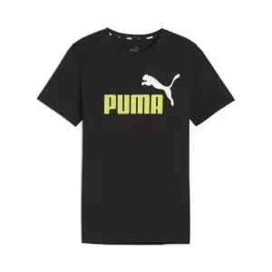 Тренировочная рубашка PUMA "Essentials+ Two-Tone Logo T-Shirt Boys", зеленый